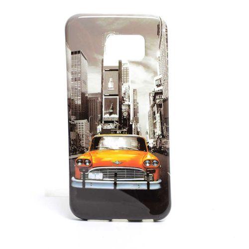 Galaxy S6 Kılıf Zore Şehirli Desenli Silikon