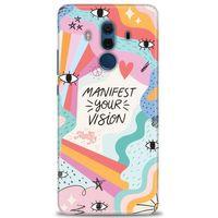 Huawei Mate 10 Pro Kılıf HD Baskılı Kılıf - Manifest Your Vision + Tam Ekran Koruyucu