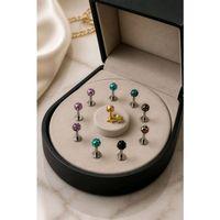 Monalisa Home  Çelik 9 Adet Tragus Pirsıng