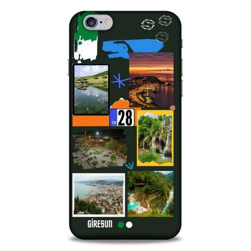 Lopard Apple Iphone 6S Plus Uyumlu Kılıf Şehirli ※ (28) Giresun Arka Kapak