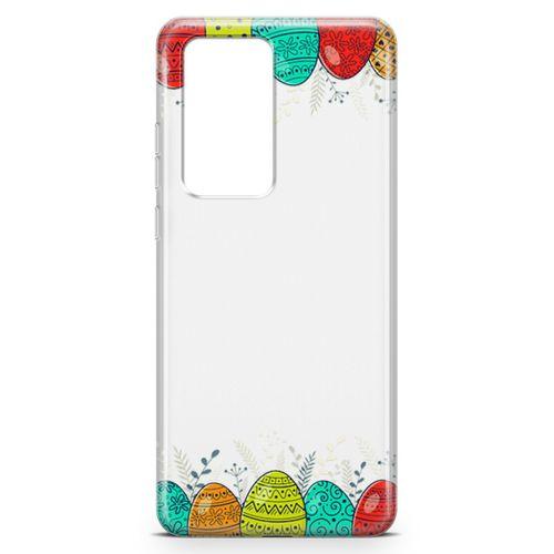 Huawei P40 Pro Kılıf Paskalya Bayramı Arka Kapak Koruma Desenli Full Koruyucu