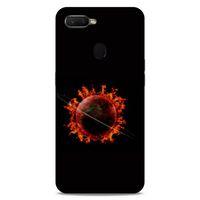 Lopard Oppo Ax7 Uyumlu Kılıf FireX (47) Crystal Flex Kılıf Satürn Ateşi