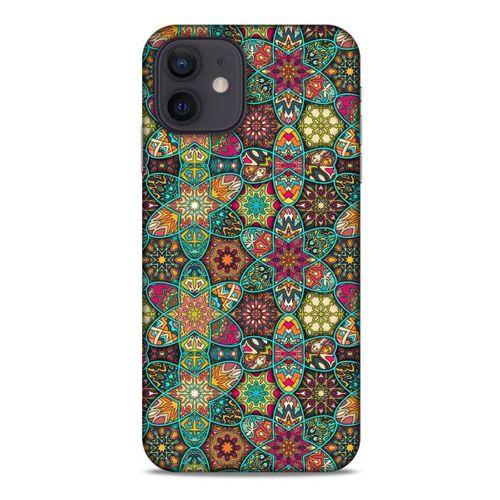 Ethnic Culture (56) Apple iPhone 12 Kılıf Silikon Kapak Desenli