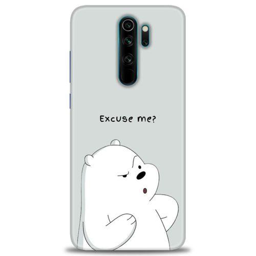 Xiaomi Redmi Note 8 Pro Kılıf HD Baskılı Kılıf - Excuse Me + Tam Ekran Koruyucu