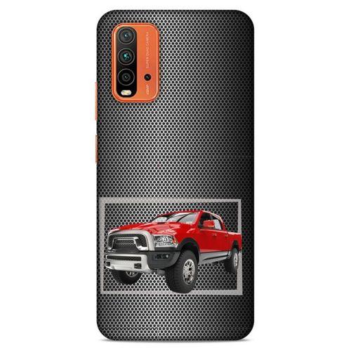 Lopard Xiaomi Redmi 9T Uyumlu Kılıf PickUpX (15) Antişok Kılıf Kırmızı Siyah