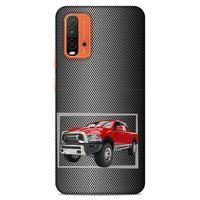 Lopard Xiaomi Redmi 9T Uyumlu Kılıf PickUpX (15) Antişok Kılıf Kırmızı Siyah