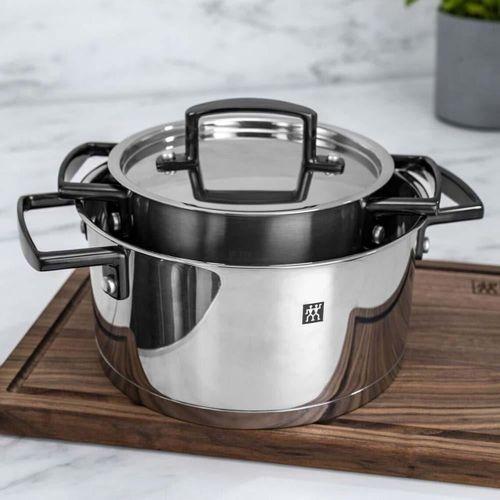 Zwilling Bellasera Black Paslanmaz Çelik Tencere Seti 5 Parça Siyah