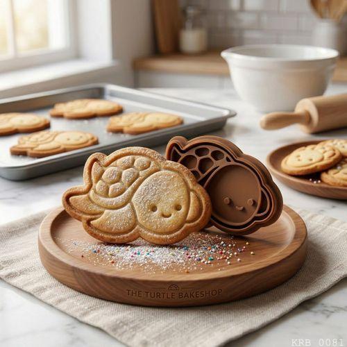 Sevimli Deniz Kaplumbağası Hamur Şekillendirici Kurabiye Ve Oyun Hamuru Kalıbı 9 cm