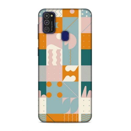 Samsung Galaxy M21 Uyumlu Kılıf Insomnia (1) Kılıfı Krem