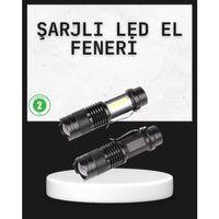 Odak Ayarlı 2000 Lümen Şarjlı Led El Feneri