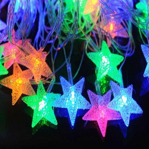 VIP PROFESYONEL 50 METRE RENKLİ YILDIZ LED IŞIK ULTRA PARLAK LED IŞIK YILBAŞI AĞACI IŞIĞI MODLU 220V