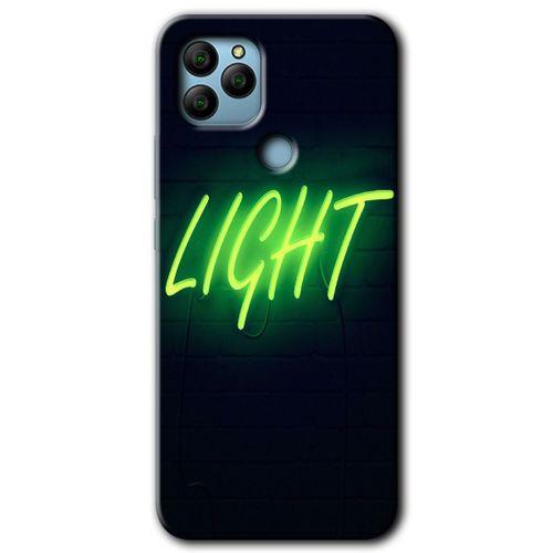 General Mobile GM 21 Kılıf HD Desen Baskılı Arka Kapak - Neon İnscription