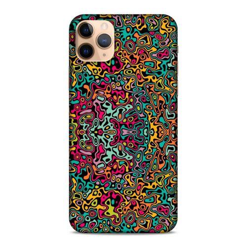 Lopard Apple Iphone 11 Pro Uyumlu Kılıf Soyut Sanat (30) Desenli Silicone Case