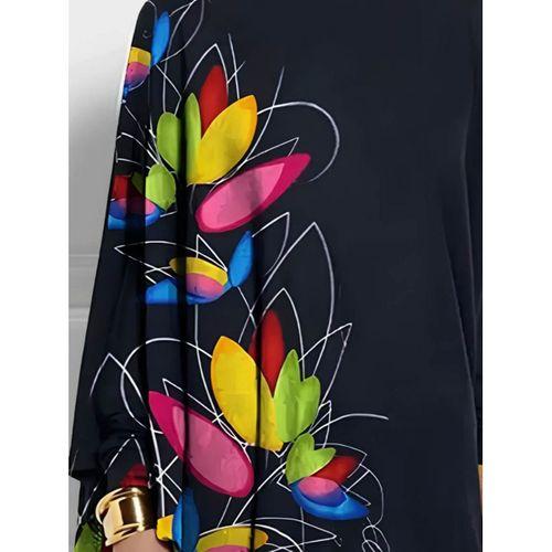 Kadın Uzun Kollu Balıkçı Yaka Asimetrik Kesim Mikro Bluz