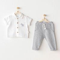 Andywawa AC25813 Little King 2'Li Takım Grey