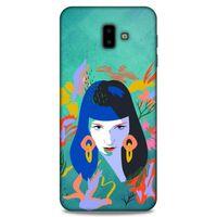 Lopard Samsung Galaxy J6 Plus Uyumlu Kılıf Sürreal Yüzler ♀ (12) Koruyucu Silikon Desenli