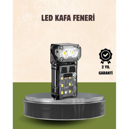 3’ü 1 Arada Led Far Şarj Edilebilir Sensörlü Manyetik 10 Saat Kullanım