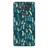 LG K61 Kılıf Desenli Özel Seri Tüyler (46) Core Armor Kılıf