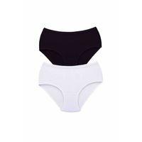 2 Adet Tutku Kadın Yüksek Bel Bato Kalın Lastik Külot S4