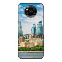 Xiaomi Redmi Poco X3 Uyumlu Kılıf Azarbaijan (4) Koruma Kılıfı Alev Kuleleri