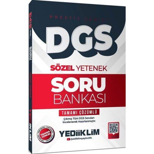 2026 DGS Prestij Serisi Sözel Yetenek Tamamı Çözümlü Soru Bankası Yediiklim Yayınları