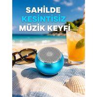 Taşınabilir Mini Bluetooth Hoparlör 9m Menzil Dahili Mikrofon Yeni Nesil