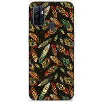 Huawei P40 Kılıf Desenli Özel Seri Tüyler (9) Kılıf