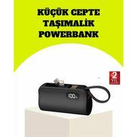Dahili Type-c Konektörlü Mini 2000mah Powerbank