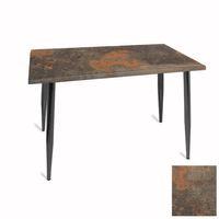 Dockers Manolya Mutfak Masası 80x120 ESB (Werzalit, Wermodin ve Allzalit Tabla) - Metalic Oxid 1