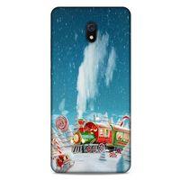 Xiaomi Redmi 8A Kılıf Snowix (11) Tam Koruma Yeşil Kırmızı