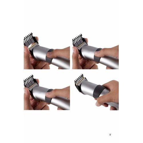 Yeni Nesil Profesyonel  Saç Sakal Tıraş Makinesi Ayarlanabilir 4 Taraklı