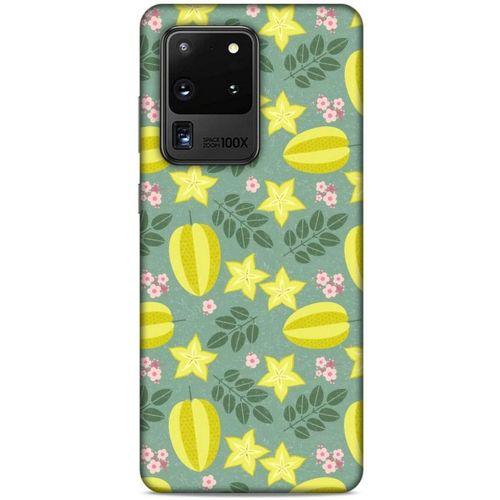 Frutix Carambola 01 Samsung Galaxy S20 Ultra Kılıf Desenli Silikon