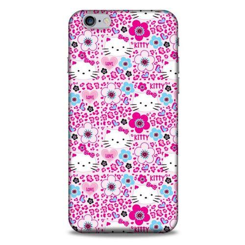 Lopard Apple Iphone 6 Plus Uyumlu Kılıf Kediler (2) Kabı Hello Kitty