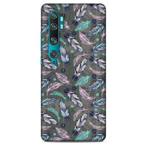 Xiaomi Mi Cc9 Pro Kılıf Desenli Özel Seri Tüyler (6) Silikon Kılıf