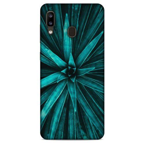 Lopard Samsung Galaxy A20 Uyumlu Kılıf Bahar (26) Tpu Silikon Kılıf Koyu Yeşil