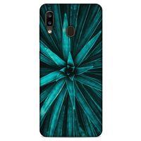Lopard Samsung Galaxy A20 Uyumlu Kılıf Bahar (26) Tpu Silikon Kılıf Koyu Yeşil