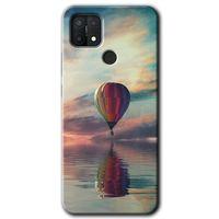 Oppo A15s Kılıf HD Desen Baskılı Arka Kapak + Temperli Cam - Zeplin
