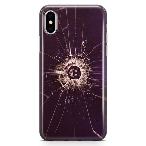 Apple iPhone XS Kılıf Black Mirror Arka Kapak Koruma Desenli Full Koruyucu