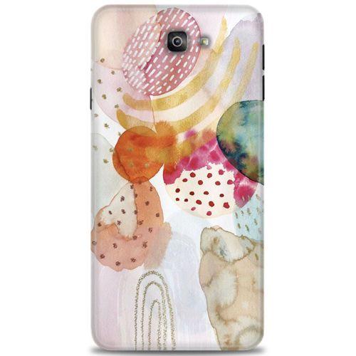 Samsung Galaxy J7 Prime Kılıf HD Baskılı Kılıf - Sanatsal Çalışma + Tam Ekran Koruyucu