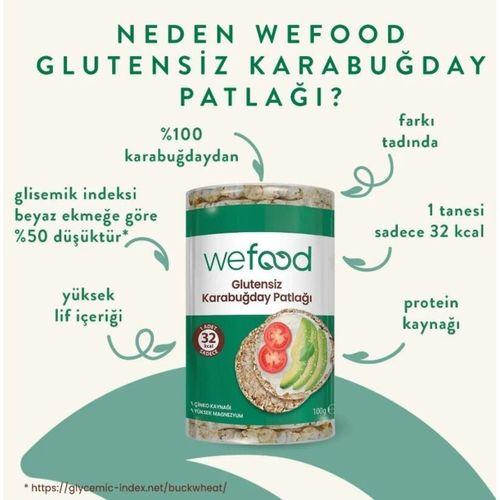 Wefood Karabuğday Patlağı 100 Gr