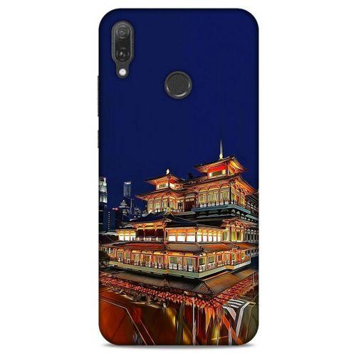 Huawei Y9 2019 Kılıf Dünya Mimarisi (48) Bumper Kılıf Chinatown