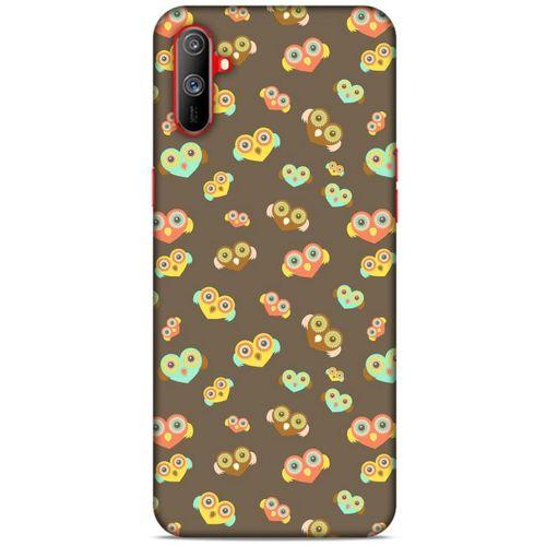 Baykuşlar (10) Desenli Silikon Kapak Telefon Kabı Oppo Realme C3 Kılıf