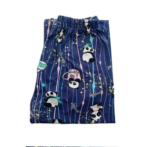 Kadın Panda Desenli Good Day Yazılı Pijama Altı Milan -3010