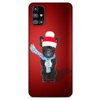 Samsung Galaxy M31s Kılıf Köpek Kıyafetleri (23) Ultra Koruma Kılıfı French Bulldog Bere