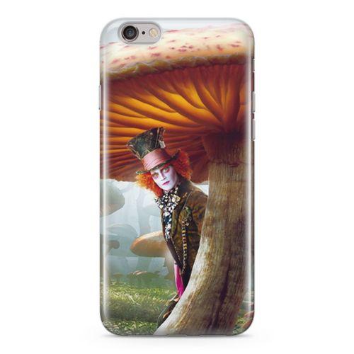 Apple iPhone 6 Plus - 6S Plus Kılıf Alice Harikalar Diyarında Arka Kapak Koruma Desenli Full