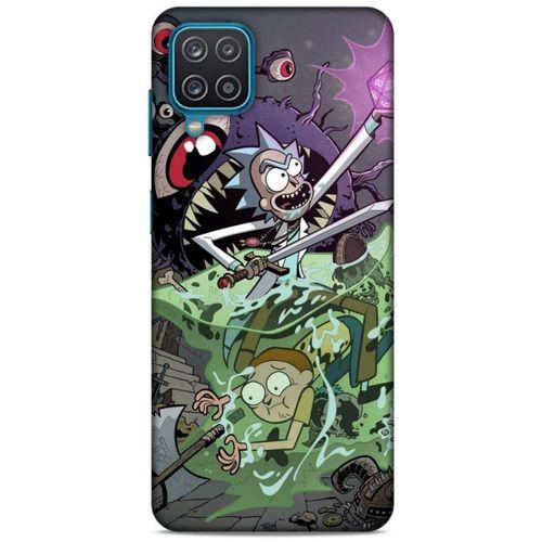 Samsung Galaxy A12 Uyumlu Kılıf Rick And Morty (25) Antişok Kapak Tricia Lange