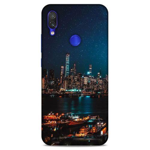 Lopard Xiaomi Redmi Note 7 Pro Uyumlu Kılıf Gece'S (6) Silikon Kılıf Şehir