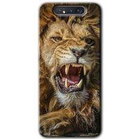 Samsung Galaxy A80 HD Baskılı Kılıf + 9D Tam Ekran Koruyucu - Lion King