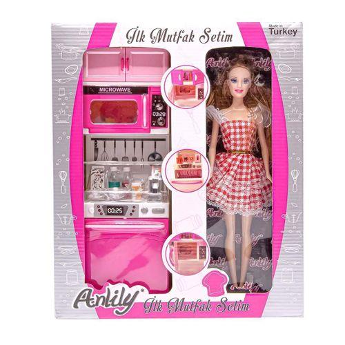 Anlily İlk Mutfak Setim Bebekli Bulaşık Makinesi