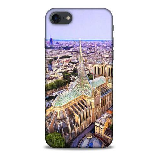 Apple Iphone 8 Kılıf Dünya Mimarisi (8) Baskılı Kılıf Notre Dome